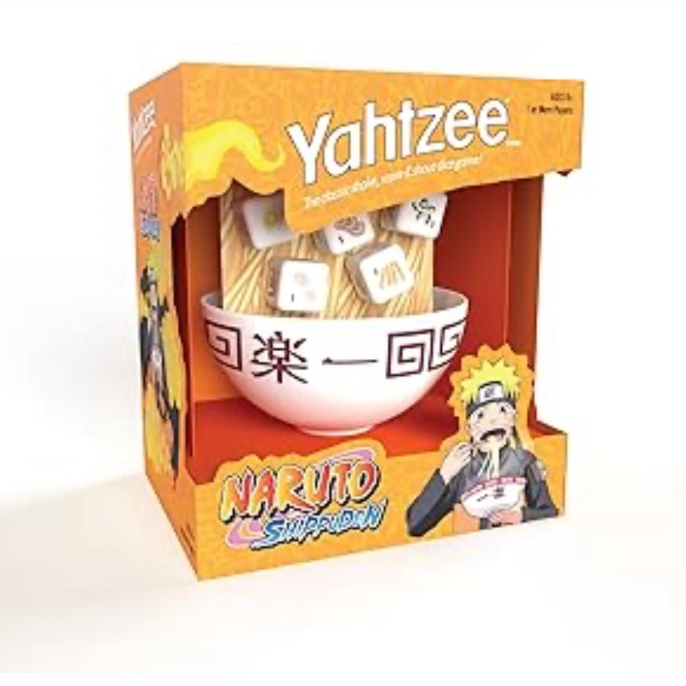 Naruto Shippuden Themed Yahtzee Classic Dice Game by USAOPOLY NEW IN BOX